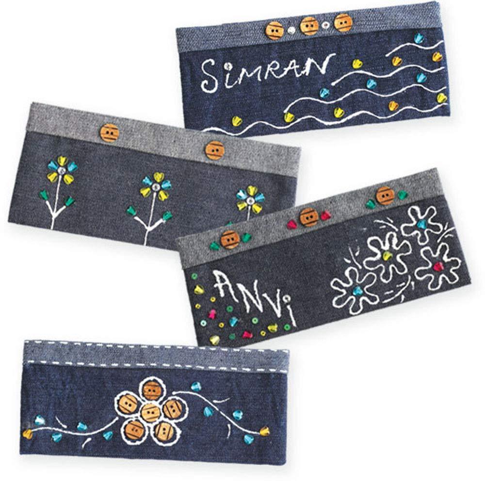 ToyKraft Denim Made Dainty Bag/ Purse Making Art and Craft Set