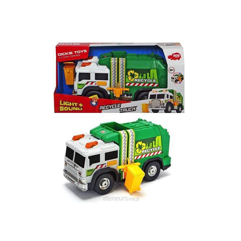 Dickie Recycle Truck with Light and Sound, Green