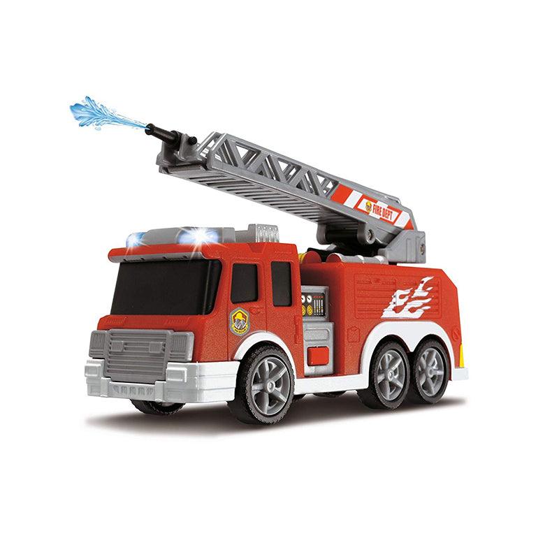 Dickie Toys Mini Action Fire Truck Vehicle Toy, Red