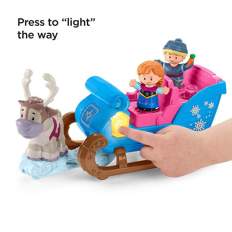 Fisher Price Disney Frozen Little People Kristoff's Sleigh Playset