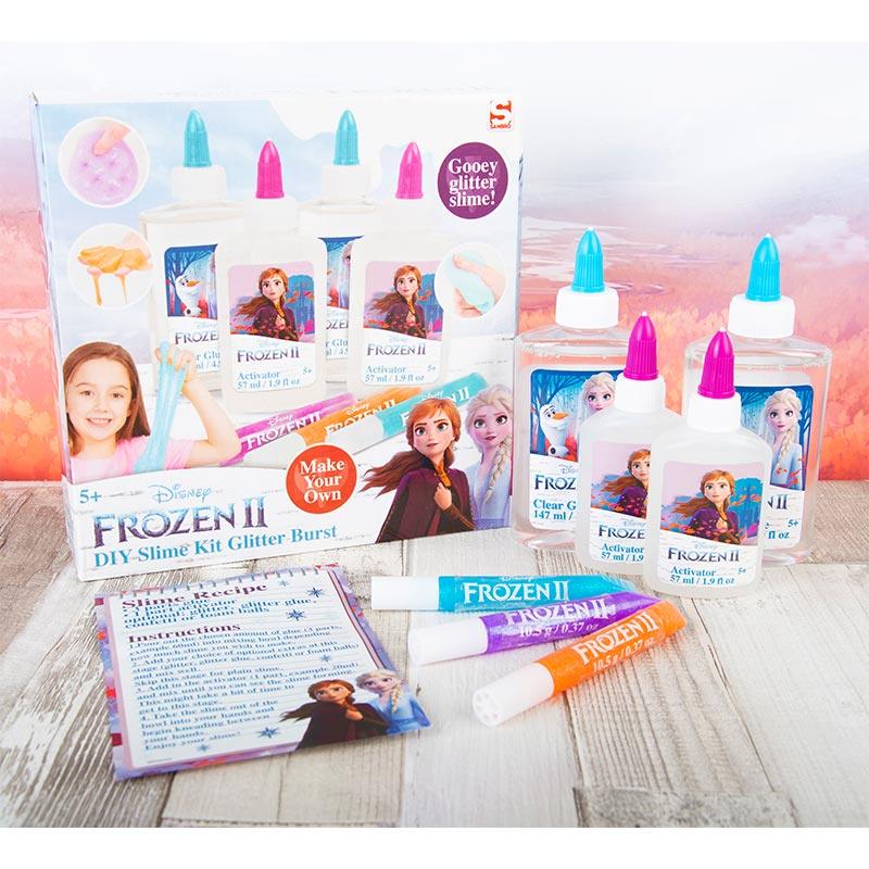 Disney Frozen 2 Slime Diy Slime Kit Glitter Burst