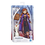 Disney Frozen Anna Doll With Buildable Olaf Figure and Backpack Accessory, Inspired by Disney Frozen 2