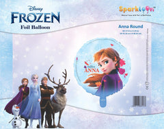 Disney Frozen Anna Round Foil Balloon, Pack of 1