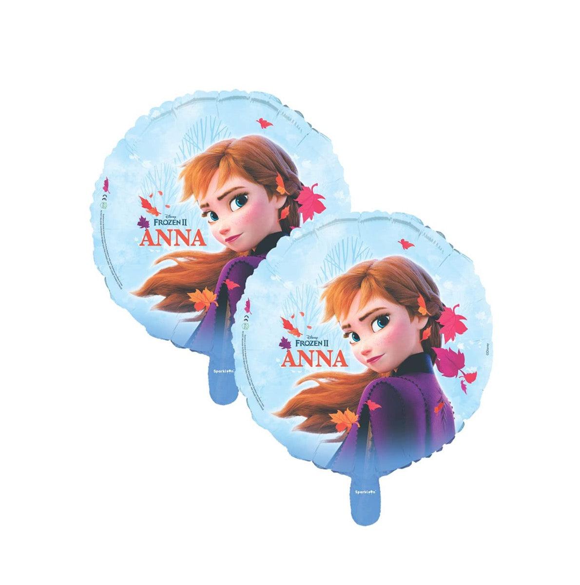 Disney Frozen Anna Round Foil Balloon, Pack of 2
