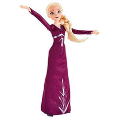 Disney Frozen Arendelle Fashions Elsa Fashion Doll, 2 Outfits, Purple Nightgown and Dress Inspired by Disney's Frozen 2