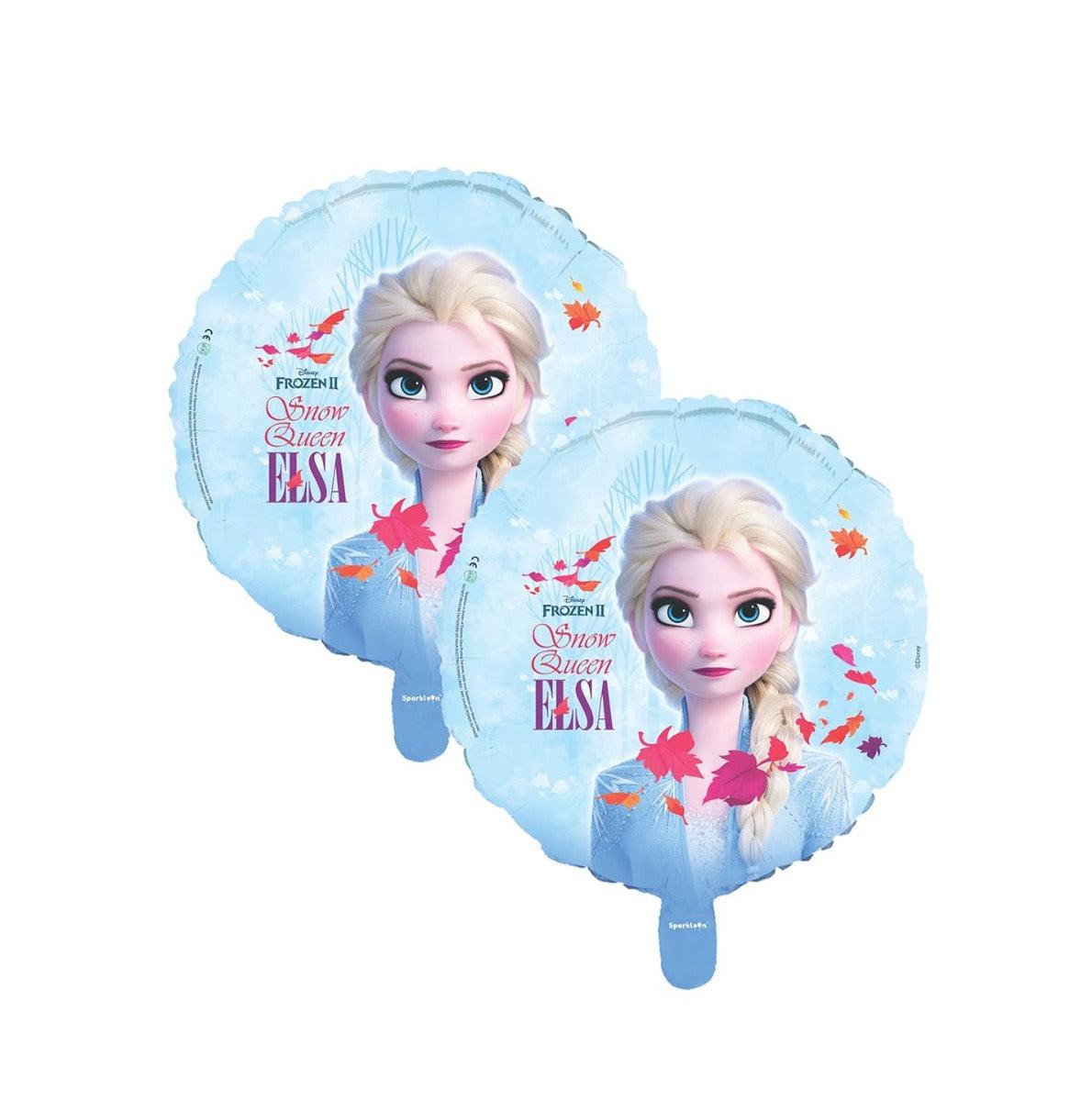 Disney Frozen Elsa the Snow Queen Round Foil Balloon, Pack of 2