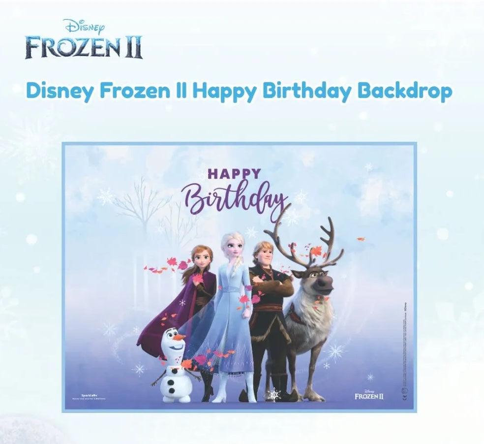 Disney Frozen Happy Birthday Backdrop, Pack of 1