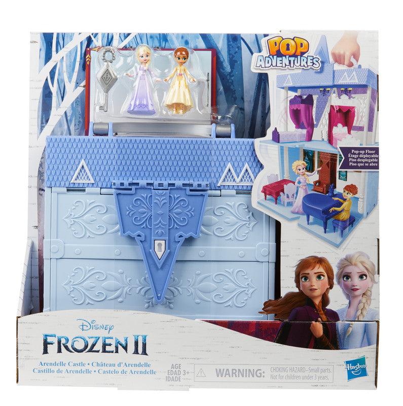 Disney Frozen Pop Adventures Arendelle Castle Playset With Handle, Including Elsa Doll, Anna Doll, and 7 Accessories - Toy for Kids Ages 3 and Up