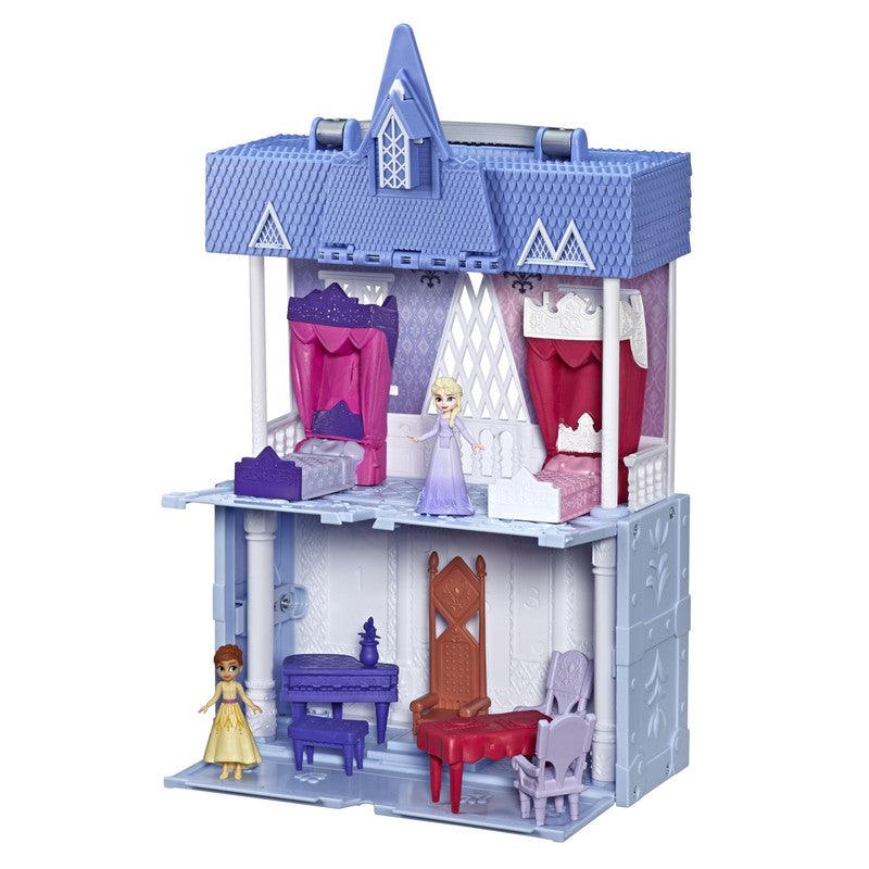Disney Frozen Pop Adventures Arendelle Castle Playset With Handle, Including Elsa Doll, Anna Doll, and 7 Accessories - Toy for Kids Ages 3 and Up