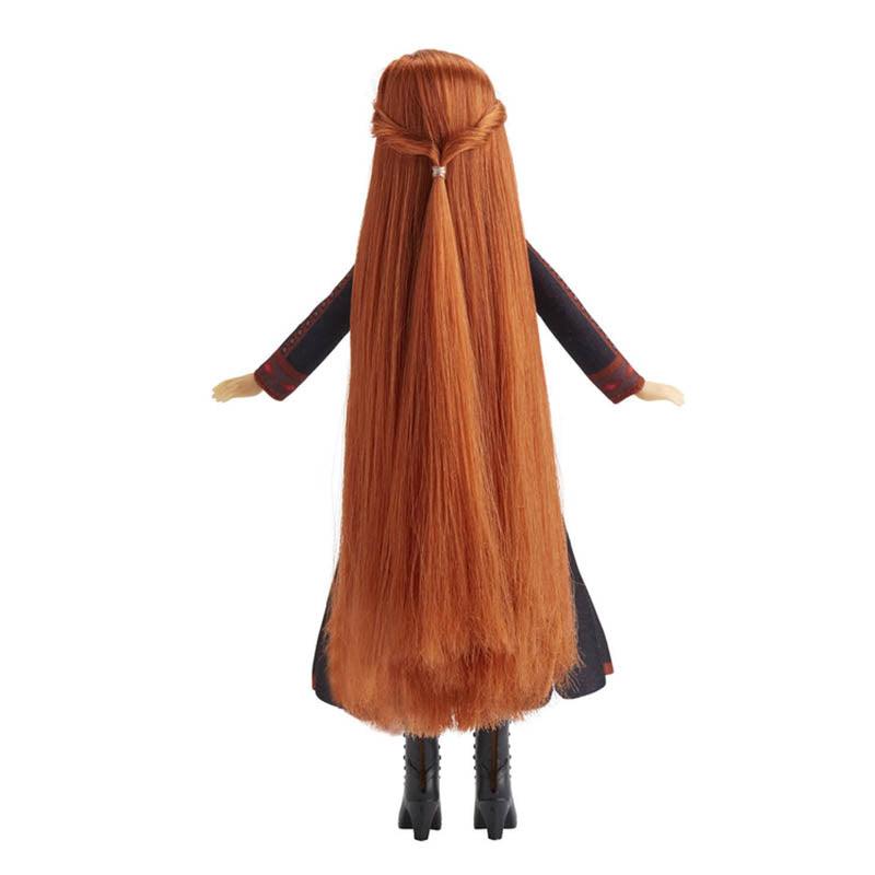 Disney Frozen Sister Styles Anna Fashion Doll With Extra-Long Red Hair, Braiding Tool and Hair Clips - Toy For Kids Ages 5 and Up