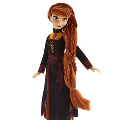 Disney Frozen Sister Styles Anna Fashion Doll With Extra-Long Red Hair, Braiding Tool and Hair Clips - Toy For Kids Ages 5 and Up