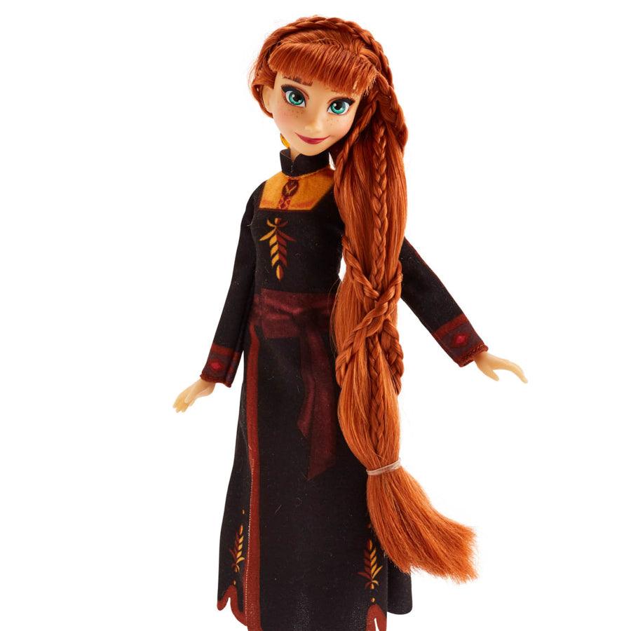 Disney Frozen Sister Styles Anna Fashion Doll With Extra-Long Red Hair, Braiding Tool and Hair Clips - Toy For Kids Ages 5 and Up