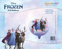 Disney Frozen Transparent Balloon, Pack of 1