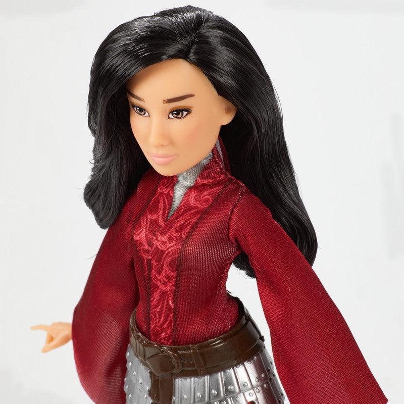 Disney Movie Mulan Inspired Fashion Doll with Skirt Armor, Shoes, Pants, Top, Toy for Kids and Collectors