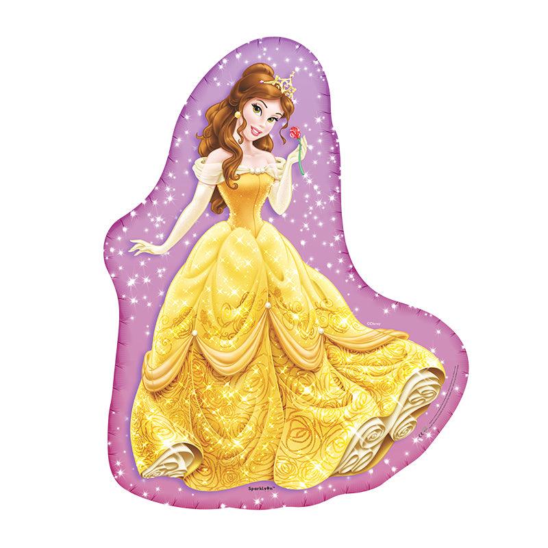 Disney Princess Beauty and The Beast Belle Max Cutout Foil Balloon, Pack of 1