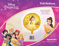Disney Princess Beauty And The Beast Belle Round Foil Balloon, Pack of 1