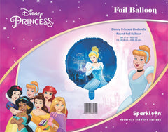 Disney Princess Cinderella Round Foil Balloon, Pack of 1