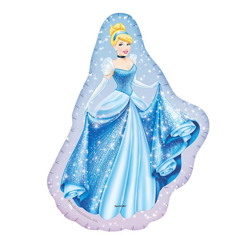 Disney Princess Cindrella Max Cutout Foil Balloon, Pack of 1
