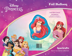Disney Princess Little Mermaid Ariel Mini Cutout Foil Balloon, Pack of 1