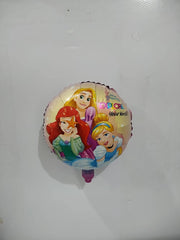 Disney Princess Multi Princess Round Foil Balloon, Pack of 2