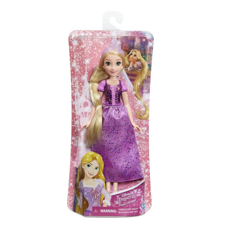 Disney Princess Royal Shimmer Rapunzel Fashion Doll with Skirt That Sparkles, Tiara, and Shoes