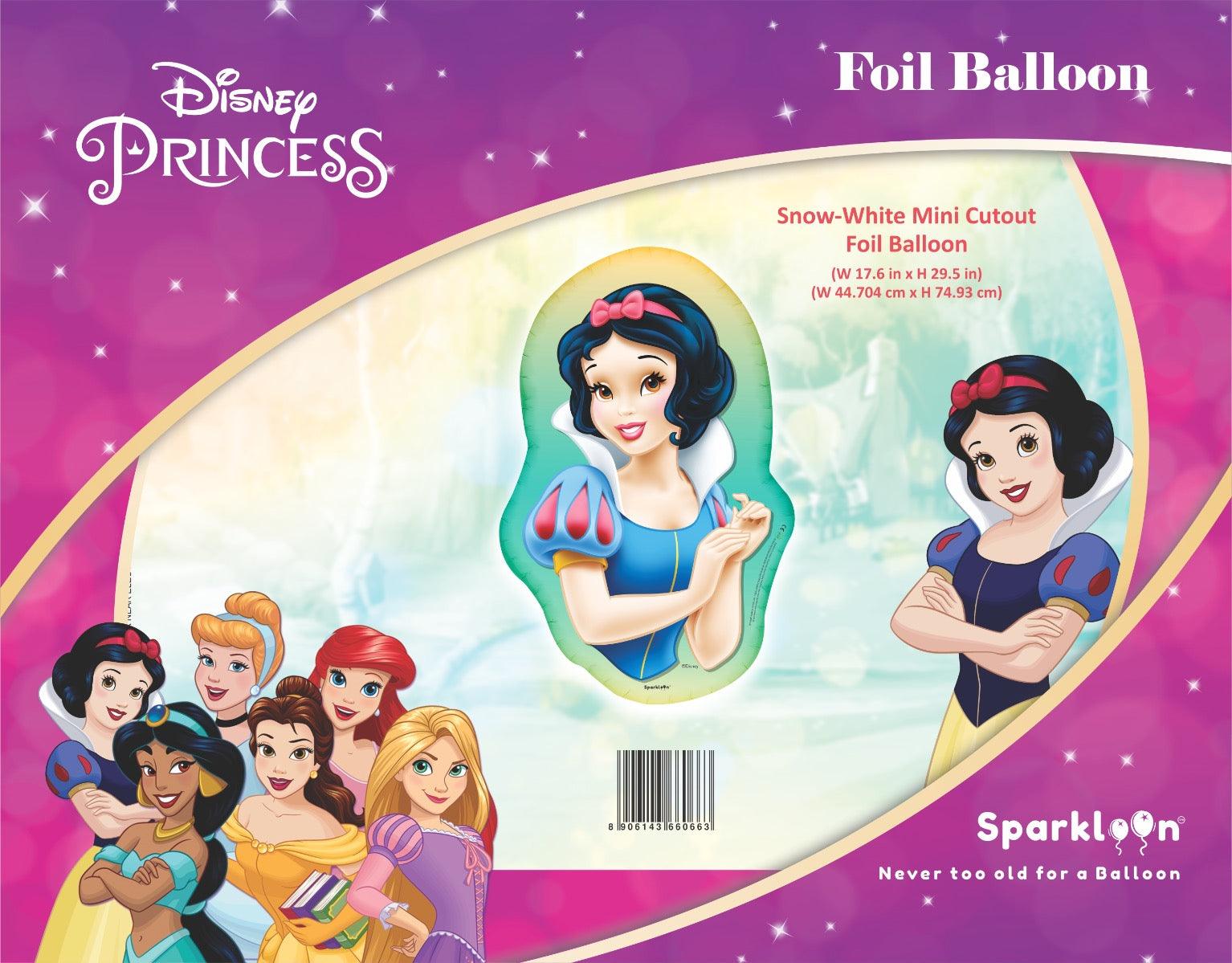Disney Princess Snow White Mini Cutout Foil Balloon, Pack of 1