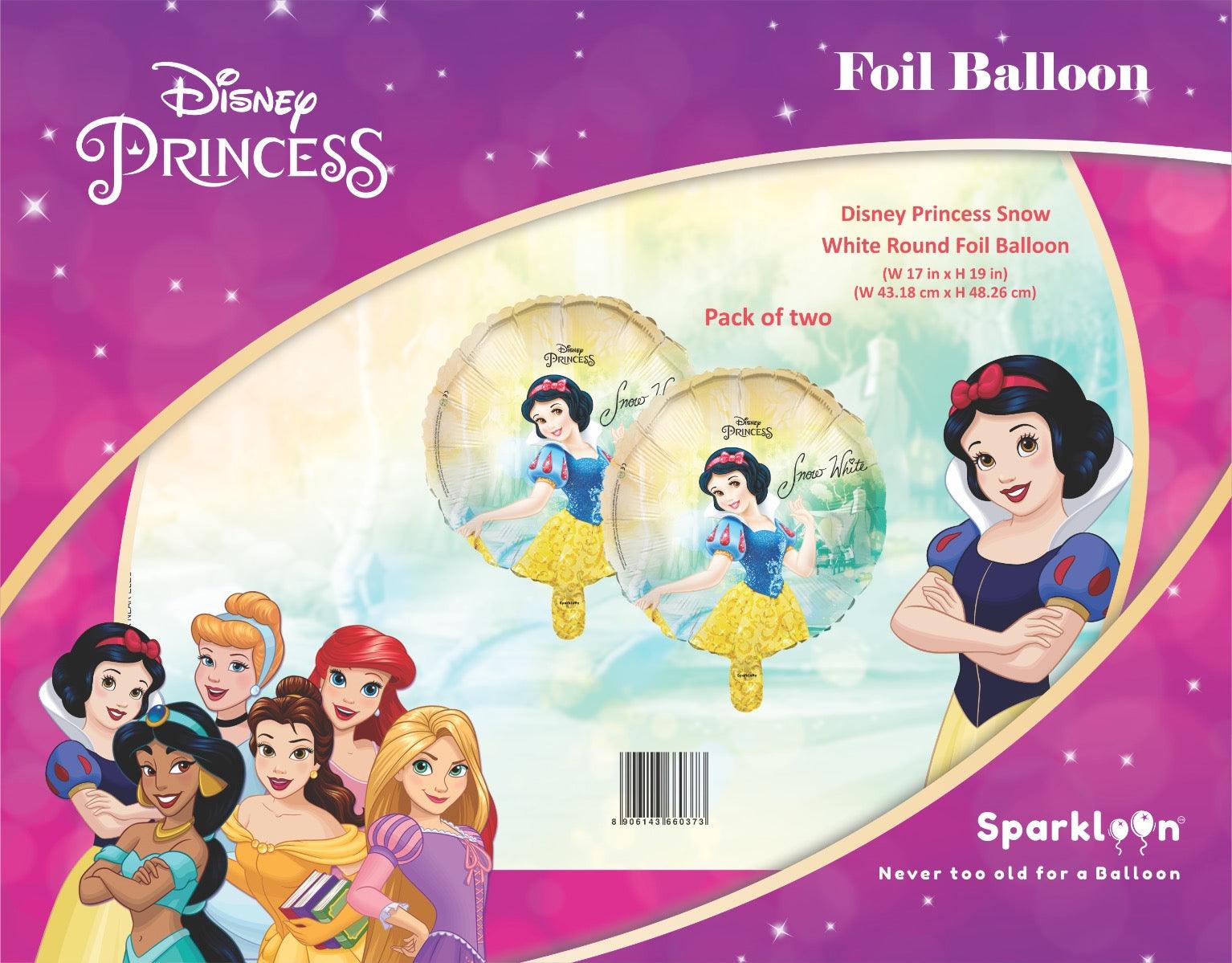 Disney Princess Snow White Round Foil Balloon, Pack of 2