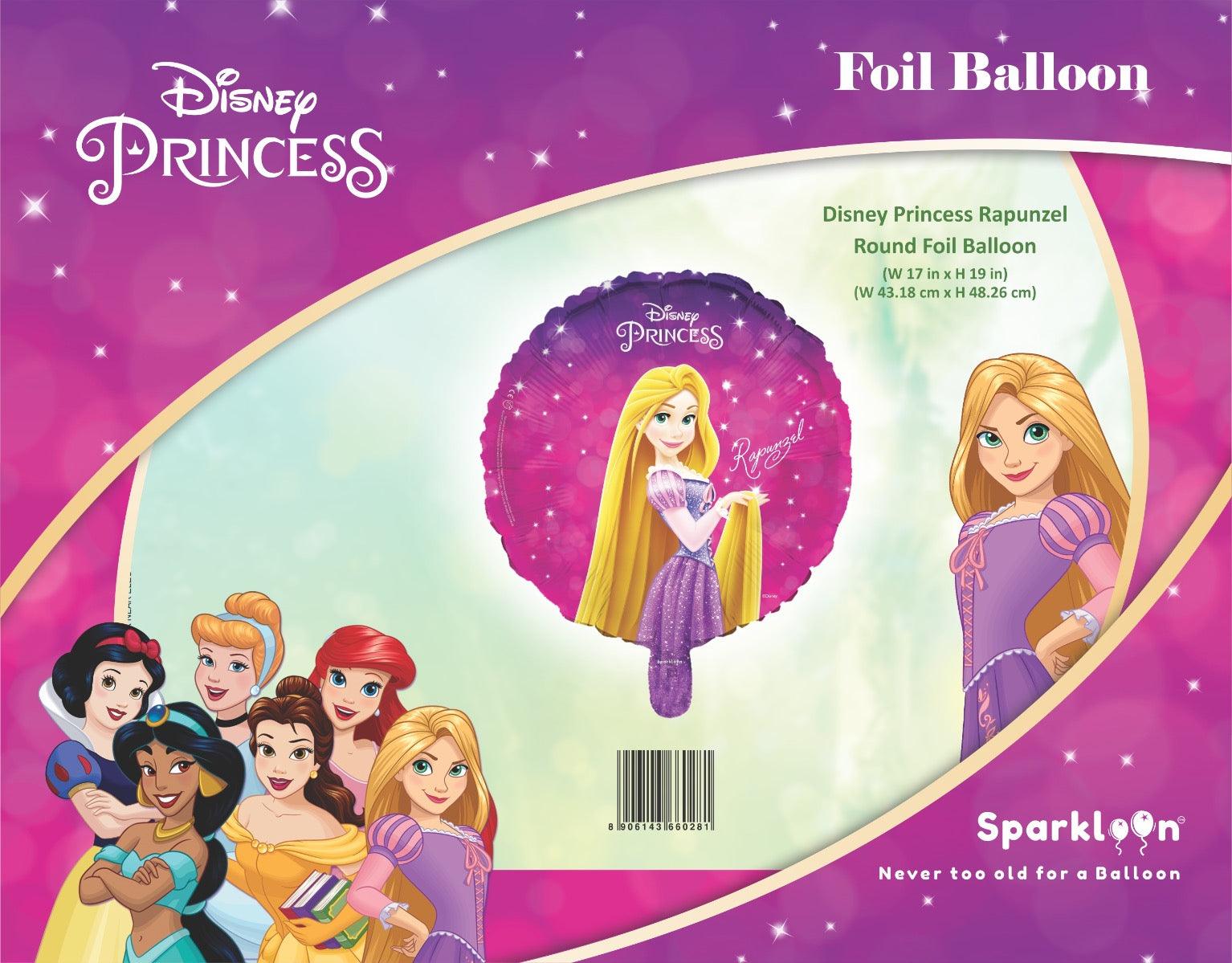 Disney Princess Tangled Rapunzel Round Foil Balloon, Pack of 1