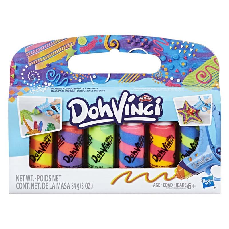 Play-Doh DohVinci Swirl 6-Pack of Drawing Compound by Play-Doh