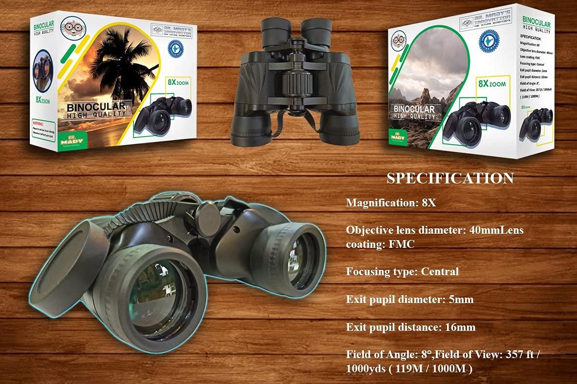 Dr. Mady Premium 8X Magnification Binoculars