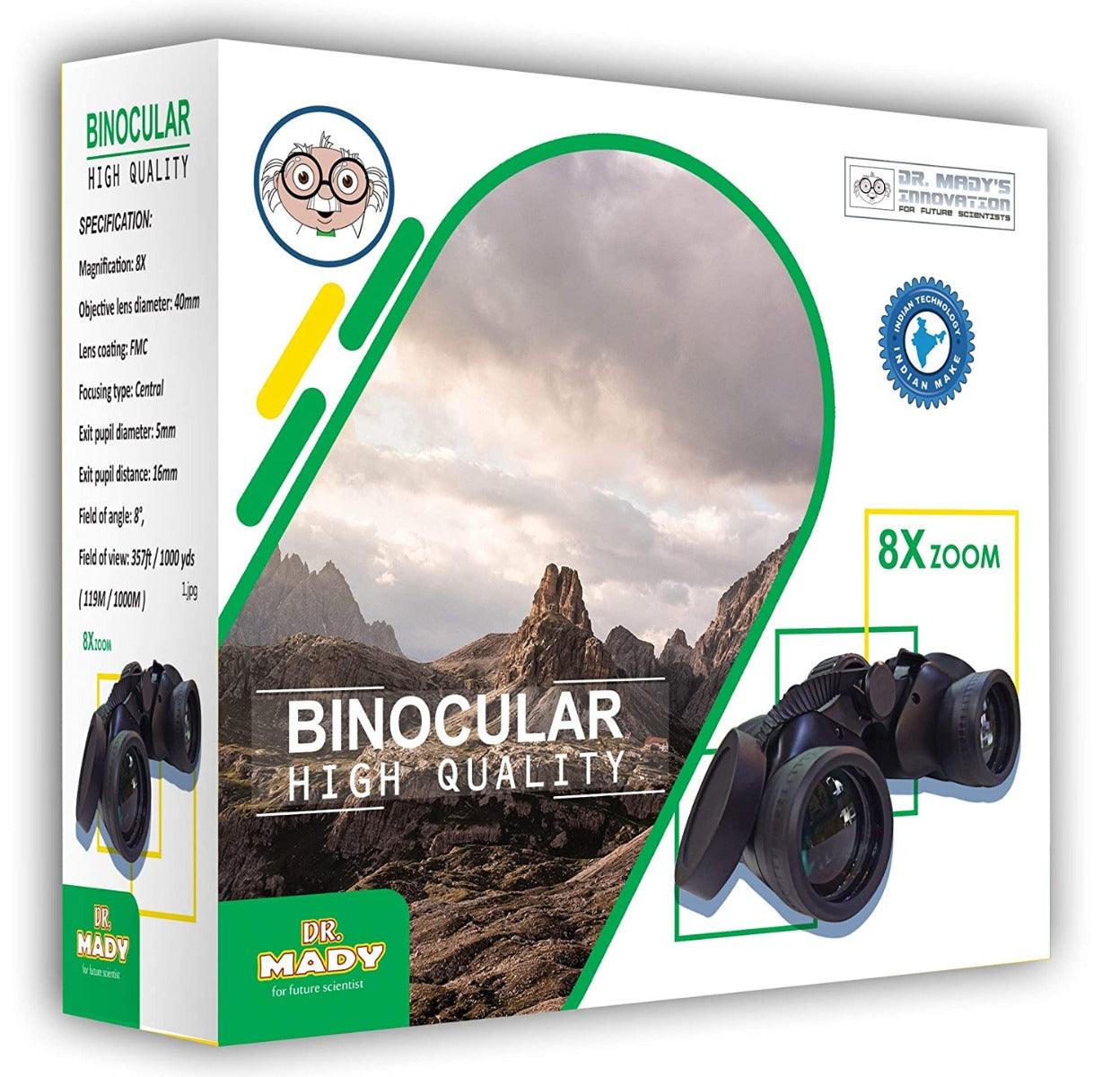 Dr. Mady Premium 8X Magnification Binoculars
