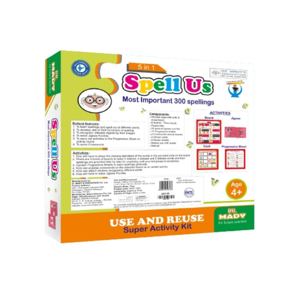 Dr. Mady Spell Us, 5 In 1 Super Activity Kit