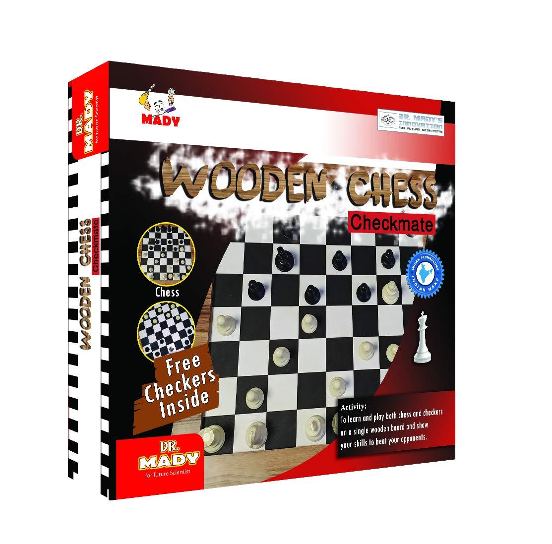 Dr. Mady Wooden Chess - Checkmate