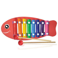 Dr. Mady Wooden Fish Xylophone, Multicolor