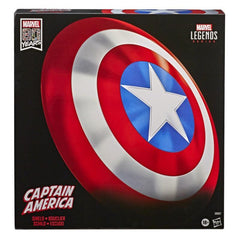 Hasbro Marvel Legends Series Captain America Roleplay Premium Shield, 80th Anniversary Adult Fan Costume/Collectible, Ages 18 and Up