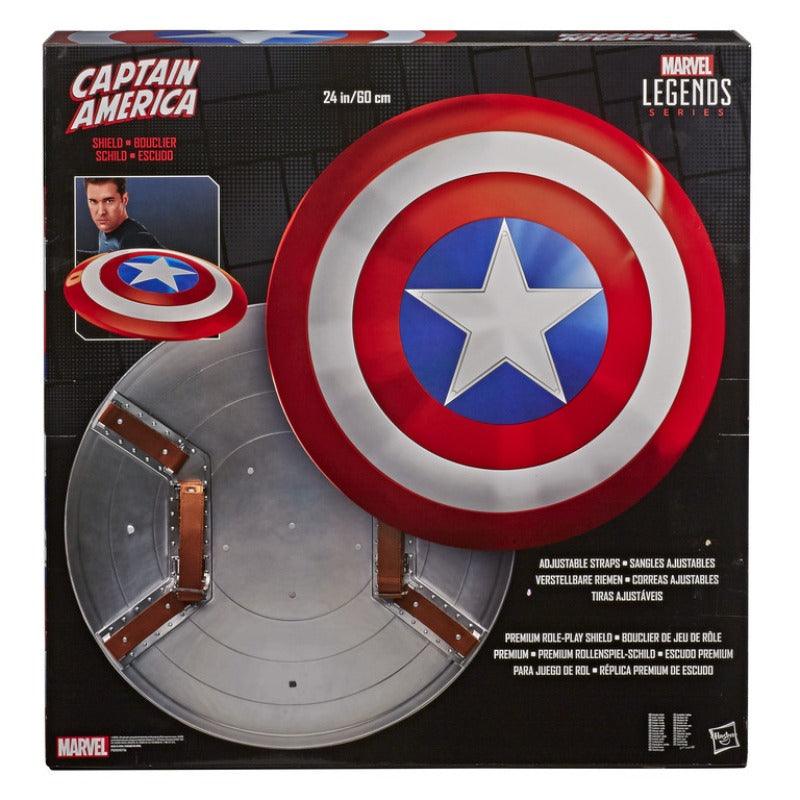 Hasbro Marvel Legends Series Captain America Roleplay Premium Shield, 80th Anniversary Adult Fan Costume/Collectible, Ages 18 and Up