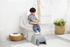 Skip Hop Go Time 3in1 Potty White & Grey - Potty Training For Ages 2-4 Years