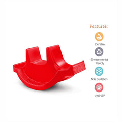 Ok Play 3 Way Rocker For Kids, Plastic Boat Ride On Toy, For Kids, Indoor And Outdoor, Red, 2 To 4 Years