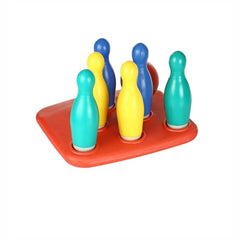 Ok Play Bowling Alley, Indoor And Outdoor, Bowling Game Set For Kids,Plastic, Multicolor, 2 To 4 Years