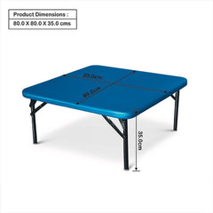 Ok Play Chowky, Designed & Crafted Table For Kids, Stool, Chowki, Study Table, Perfect For Home And School, Blue, 2 to 4 Years