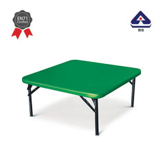 Ok Play Chowky, Designed & Crafted Table For Kids, Stool, Chowki, Study Table, Perfect For Home And School, Green, 2 to 4 Years
