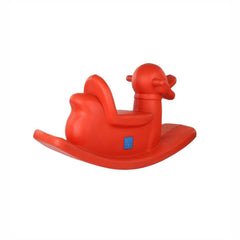 Ok Play Duck Rocker For Kids, Plastic Senior Ride On Toy, Rocking Duck, Indoor And Outdoor, Red,2 To 4 Years