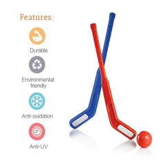 Ok Play Hockey 2000, Hockey Stick For Kids, Blue & Red, 2 To 4 Years