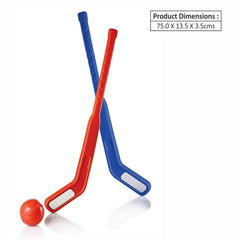 Ok Play Hockey 2000, Hockey Stick For Kids, Blue & Red, 2 To 4 Years