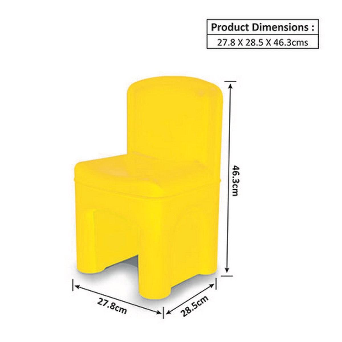 Ok Play Master Seat Chair For Little Kids, Perfect For Home And School, Yellow, 2 to 4 Years