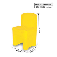 Ok Play Master Seat Chair For Little Kids, Perfect For Home And School, Yellow, 2 to 4 Years