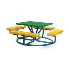 Ok Play Mini Conference Desk, Chair And Table For 18 Little Kids, Perfect For Home And School, Blue & Red, 2 to 4 Years