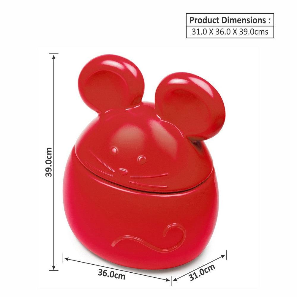 Ok Play My Mickey Bin, Stuffing Kids Possessions, Perfect Toy For Indoor And Outdoor, Red, 2 To 4 Years