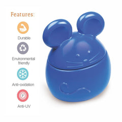 Ok Play My Mickey Bin, Stuffing Kids Possessions, Kid's Toy Storage, Perfect Toy For Indoor And Outdoor, Blue, 2 To 4 Years