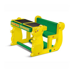 Ok Play Play Pet Double, Chair ‚Äö√Ñ√≤N' Desk Set For Kids, Perfect For Home And School, Yellow & Green, 2 to 4 Years